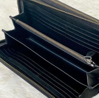 【超美品】COACH ダブルジップ トラベルオーガナイザー 正規品　F93504