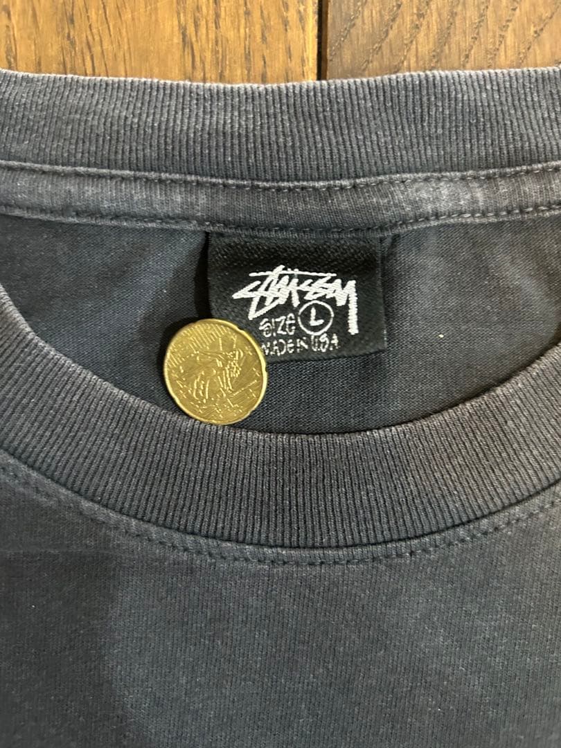 OLD STUSSY 背中Sロゴ Tシャツ 90s後半〜00s初頭　ジャック表記