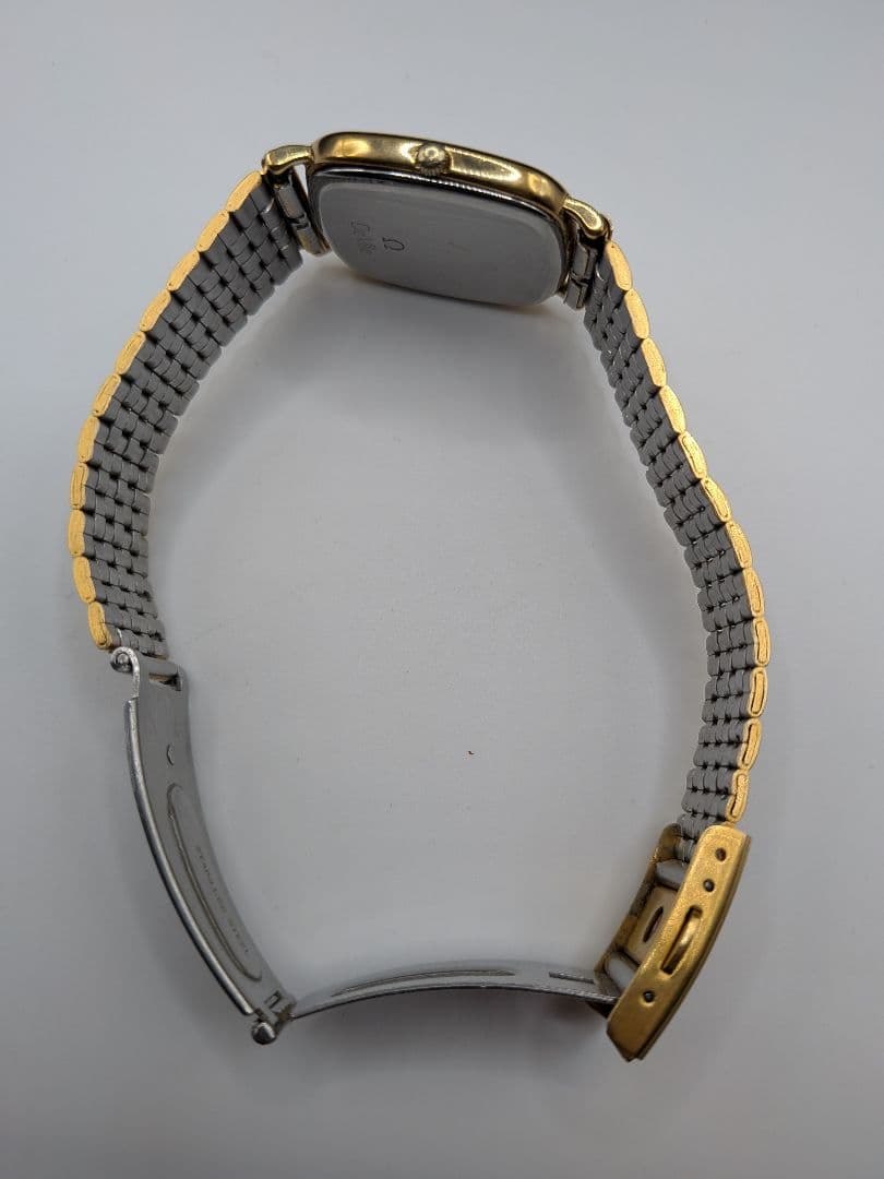 【稼働品】オメガ・デビル・スクエアゴールドクォーツ・レディース・デヴィル・②