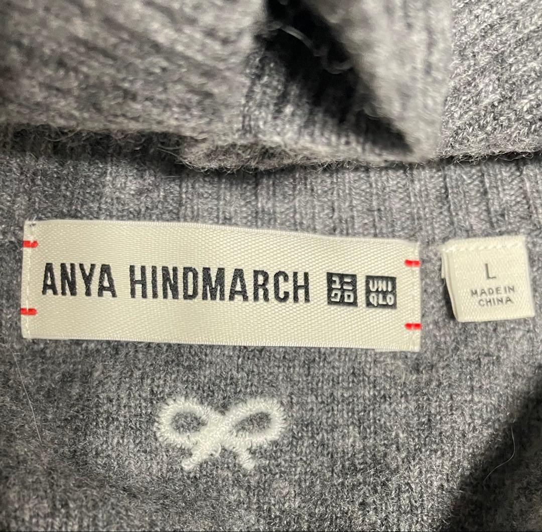 ユニクロANYA HINDMARCH コラボ カシミヤセーター　L 未使用品