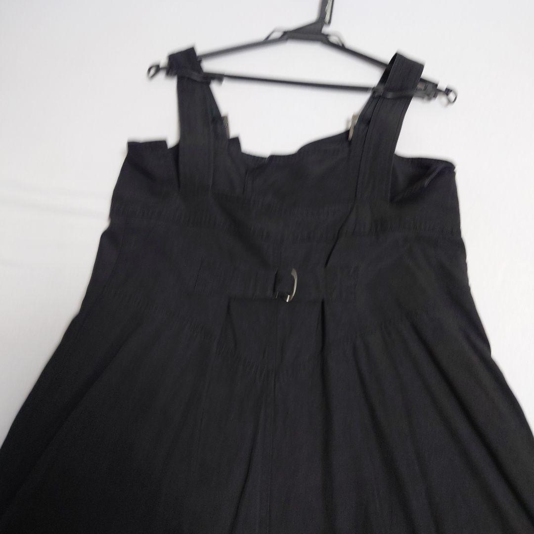 ワイズ黒いサロペット