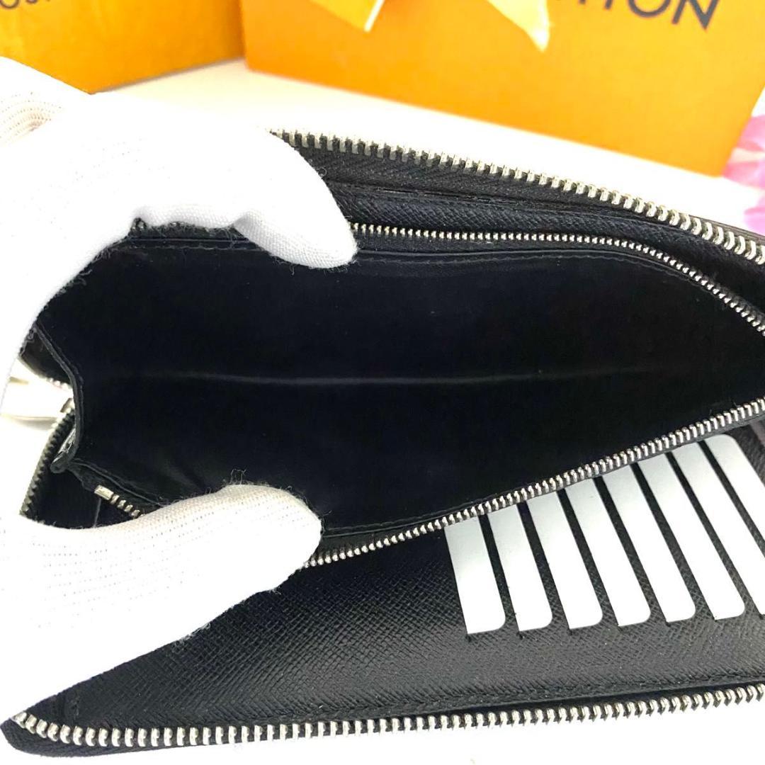ルイ ヴィトン◎ダミエ グラフィット ヴェルティカル 長財布 ラウンドファスナー