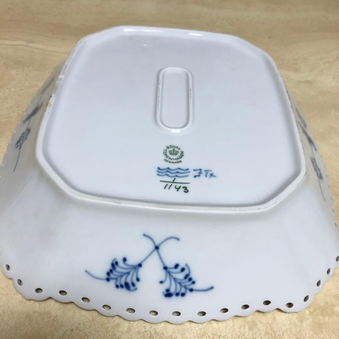 ロイヤルコペンハーゲン　ブルーブルーテッド フルレース　デザートプレート