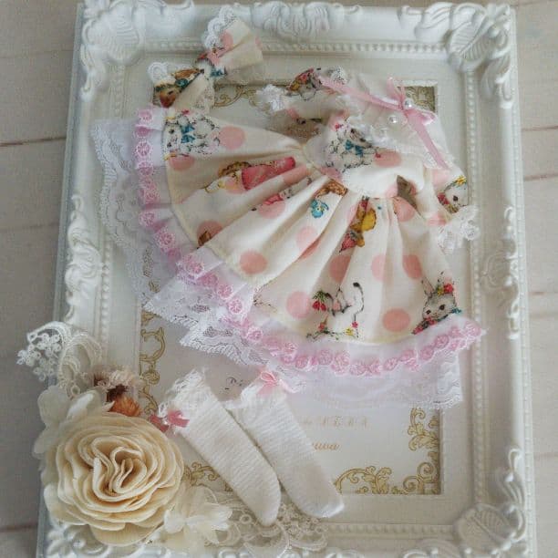 リカちゃん ハンドメイドドレス No.103