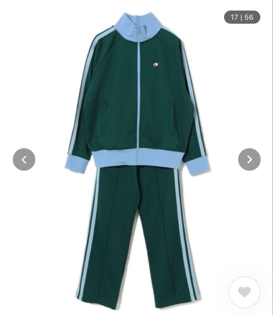 清野菜名 × BEAMS / 別注 ライン ジャージ セットアップ