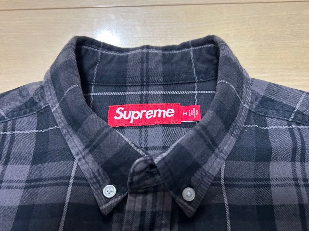 Supreme flannel shirt FW24 中古 M