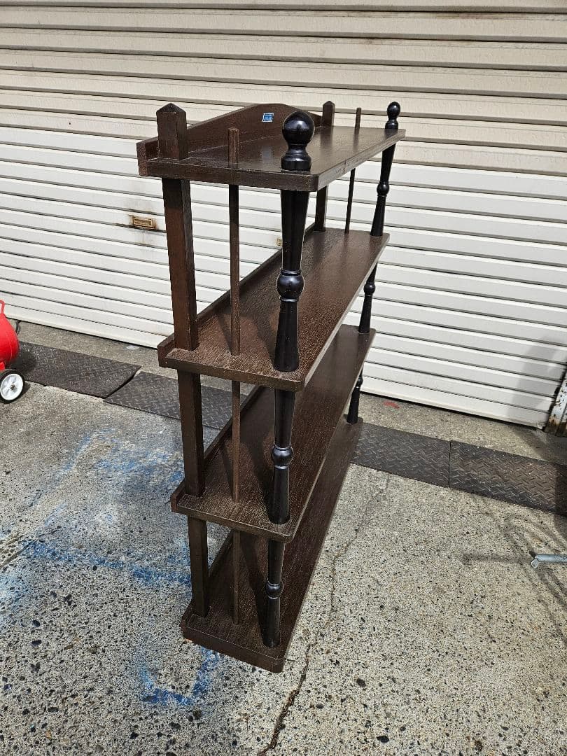 ジャパンヴィンテージ 木製の本棚 ブックシェルフ オープンラック 飾り棚