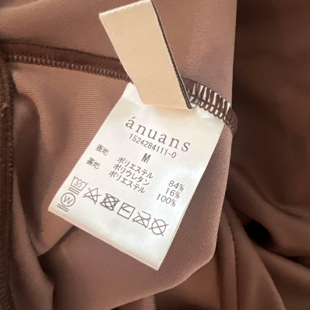 完売品anuans ブラウン フリル ワンピース水着