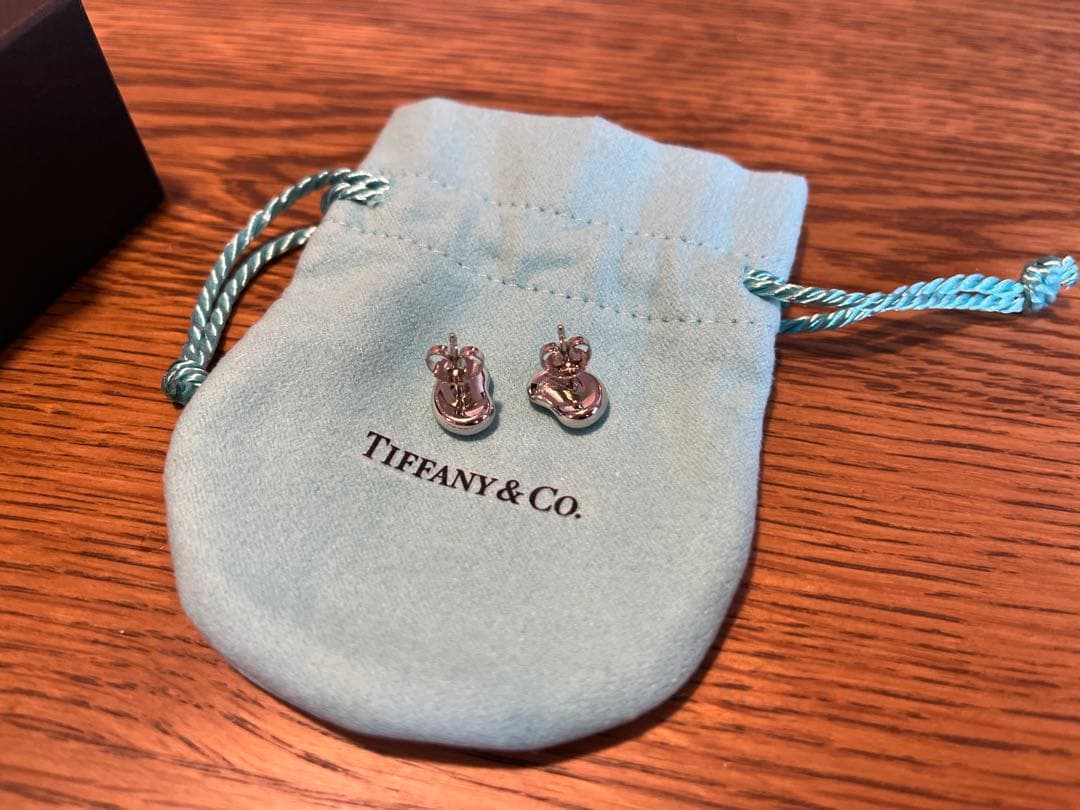 Tiffany ティファニー プラチナ pt950 ビーンピアス 11mm