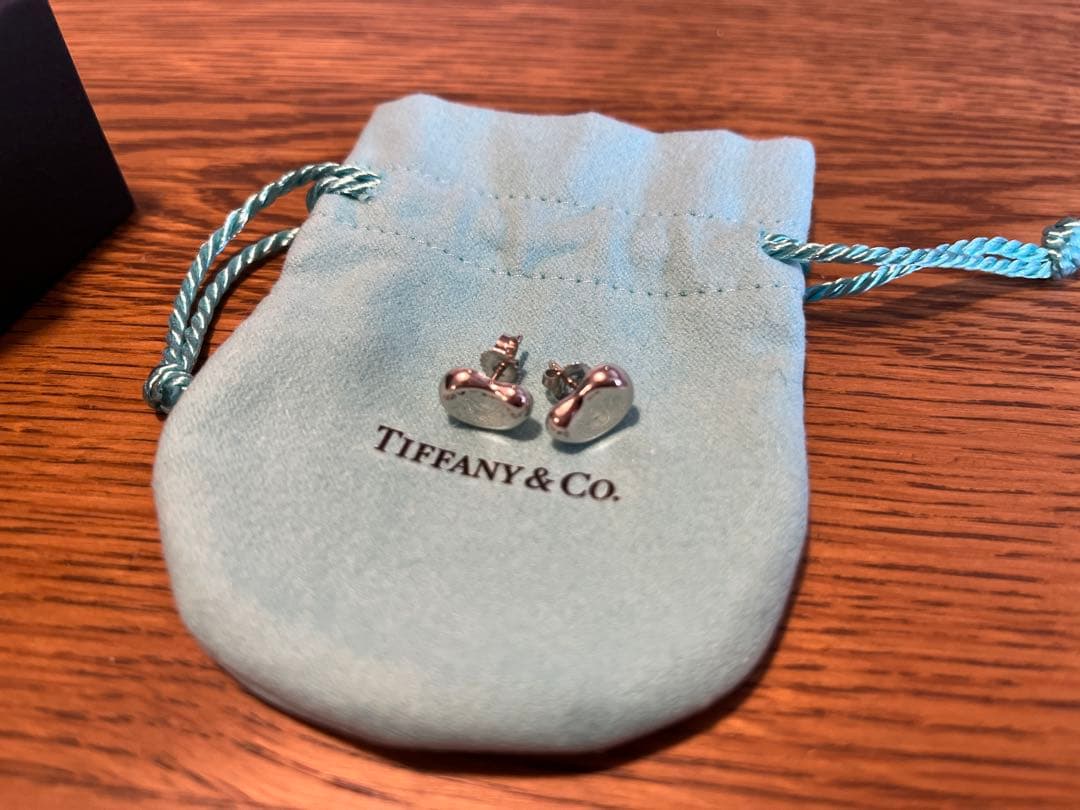 Tiffany ティファニー プラチナ pt950 ビーンピアス 11mm
