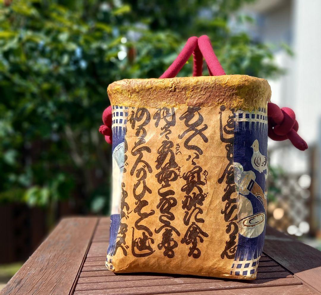 m*n様 SALE♥　一閑張バック(大)　玩具　打出の小槌　めで鯛　だるま
