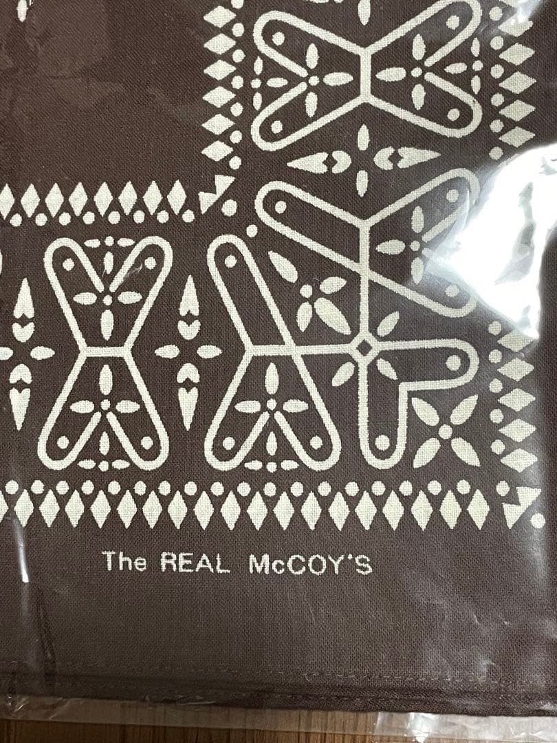 リアルマッコイズ JOE MCCOY クロス バンダナ BLACK 完売品