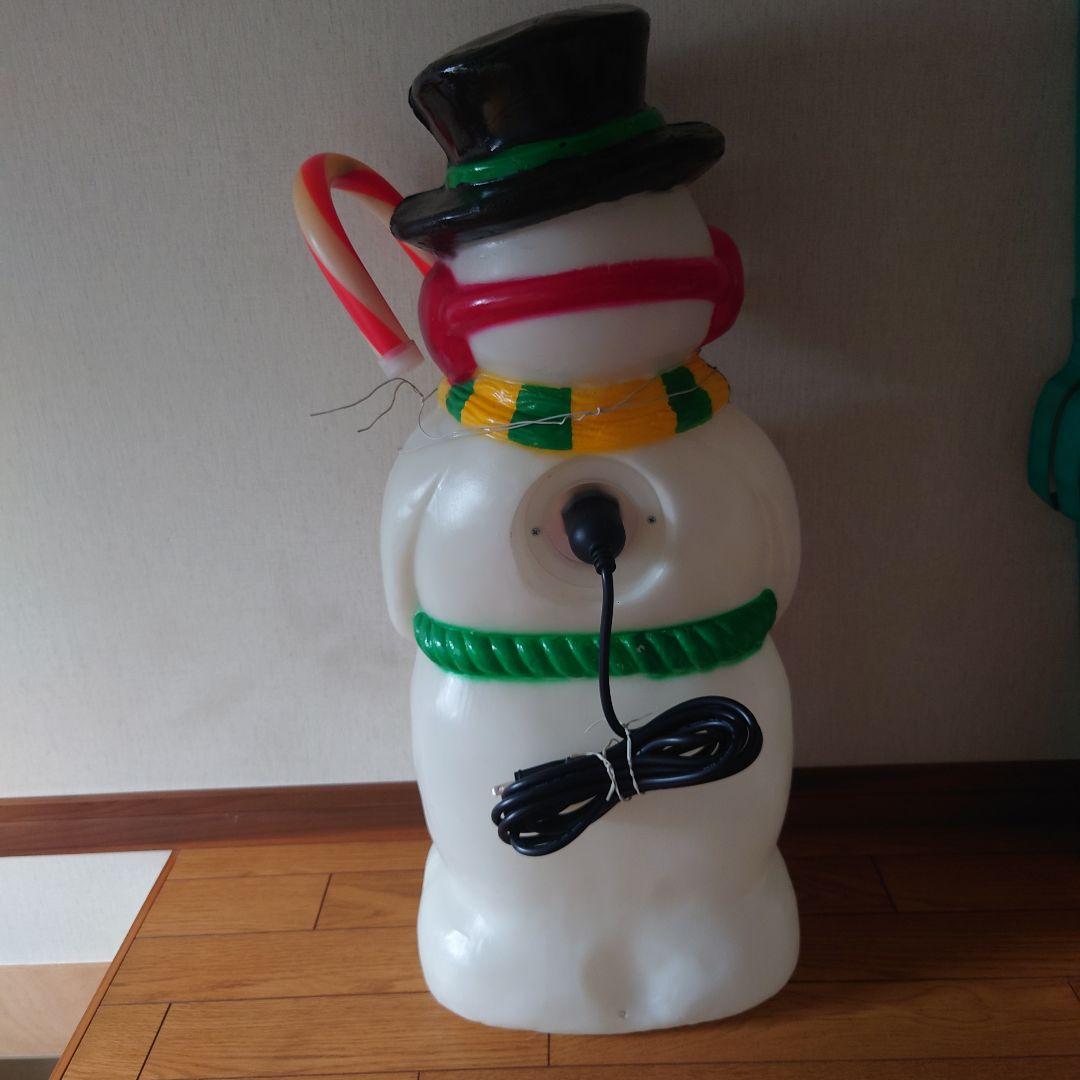 【特大】迫力ある！雪だるまのクリスマスイルミネーション ！