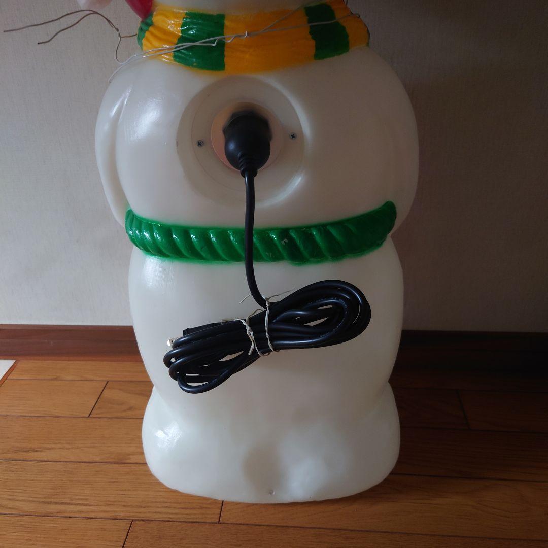 【特大】迫力ある！雪だるまのクリスマスイルミネーション ！