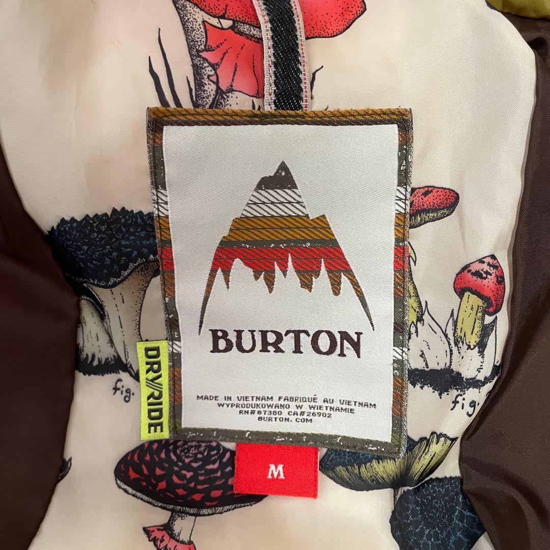 Burtonバートンスキーウェアスノーボードジャケットパーカーフード付きベージュ