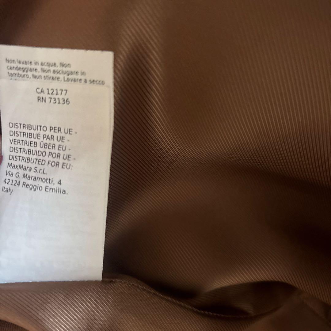 マックスマーラ　Max Mara テディベアコート キャメルブラウン　42