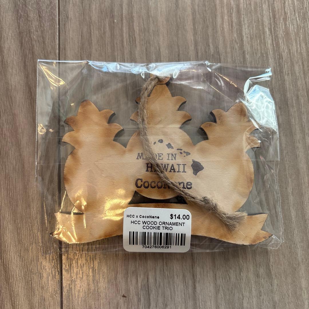 【新品未使用】ホノルルクッキー　オーナメント　クリスマス