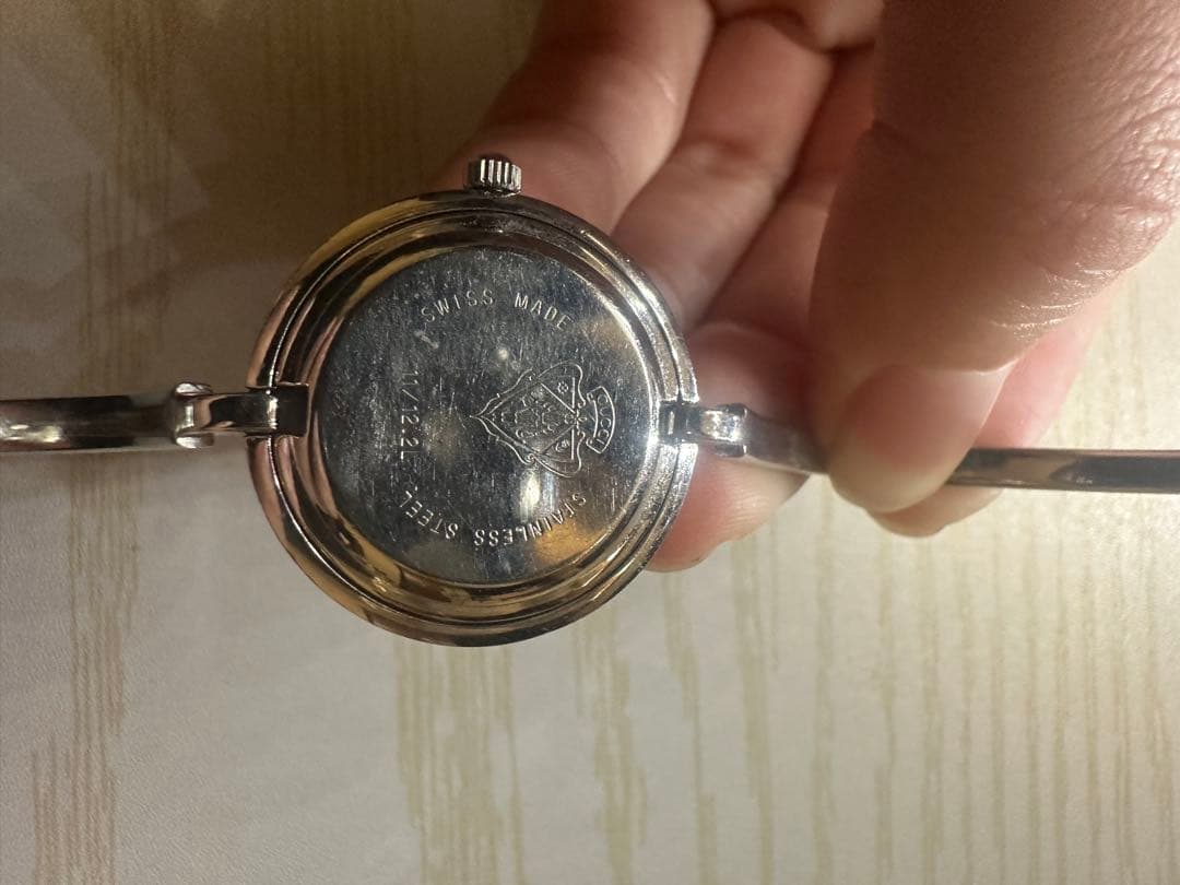 OLD GUCCI アナログ腕時計 シルバー ※修理必須