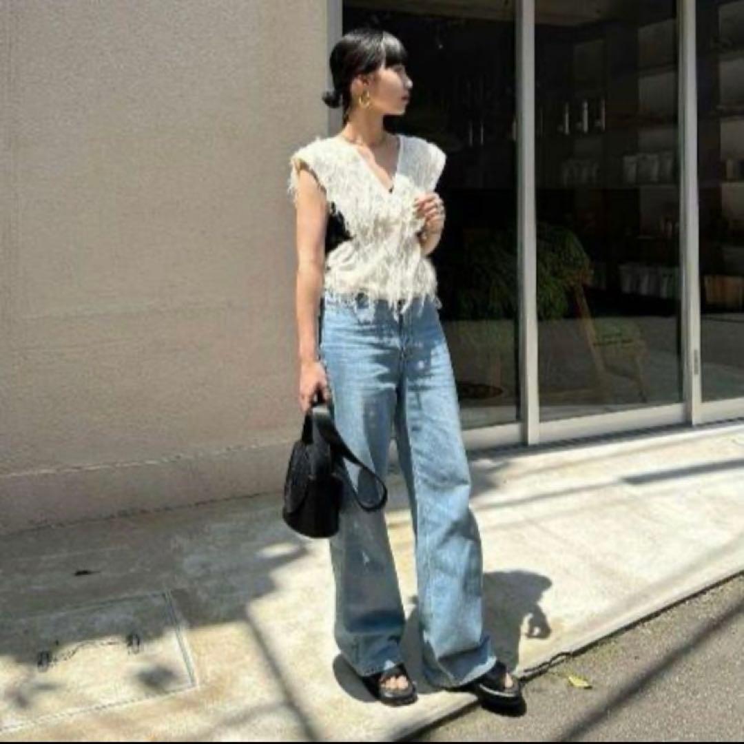 値下げ！ラインヴァンドleinwande Fringe Jacquard Top