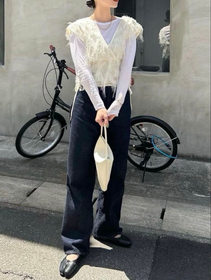 値下げ！ラインヴァンドleinwande Fringe Jacquard Top