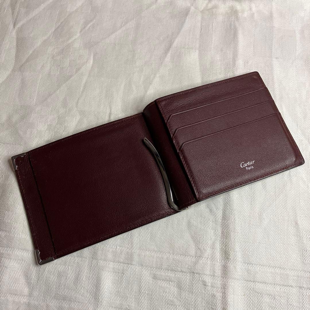 Cartier♡カルティエマストラインマネークリップ二つ折財布