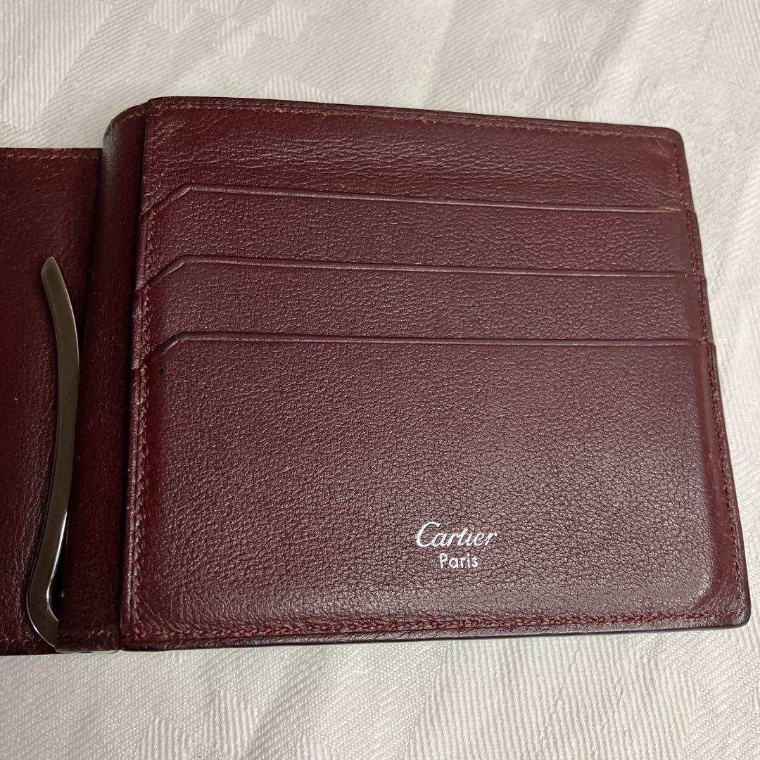 Cartier♡カルティエマストラインマネークリップ二つ折財布