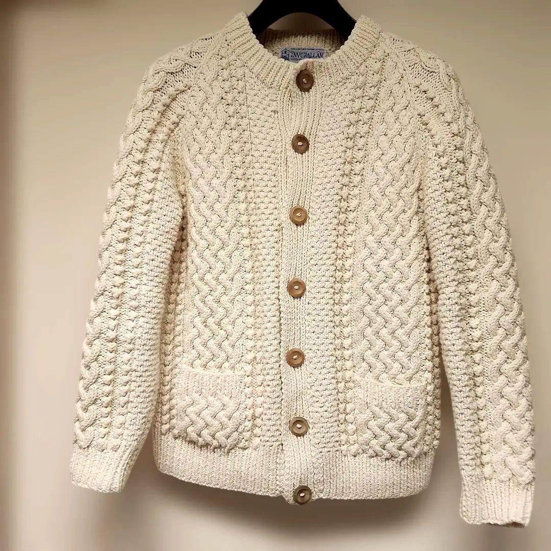 INVERALLAN アイボリー コットンニット 4A