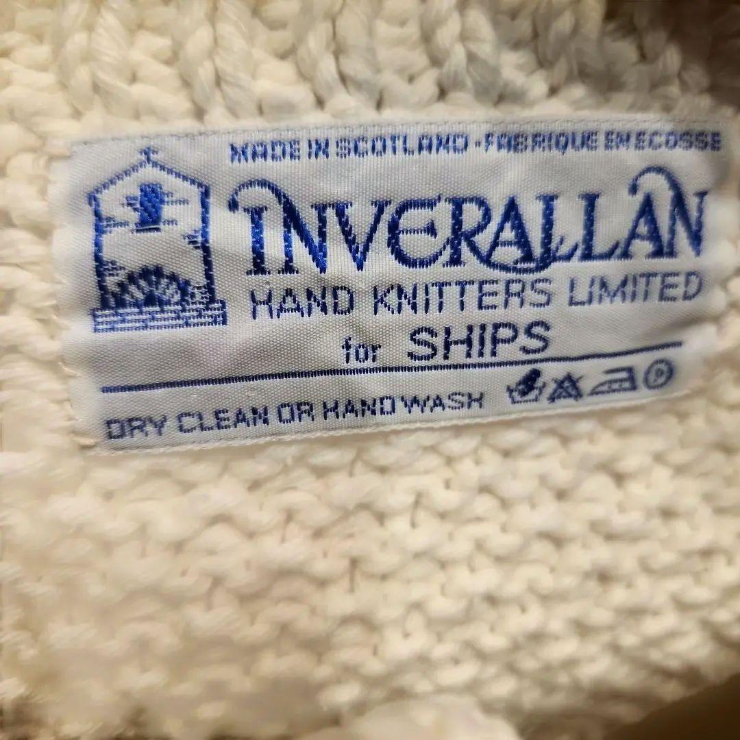 INVERALLAN アイボリー コットンニット 4A