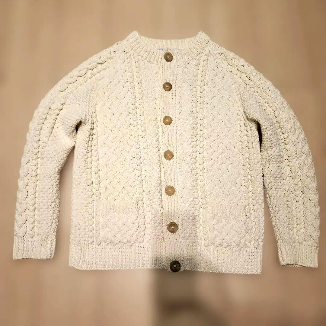 INVERALLAN アイボリー コットンニット 4A