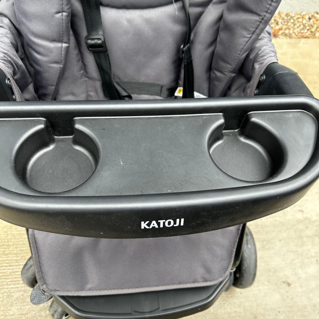 【良品】カトージ　二人乗りベビーカー　二人でゴー