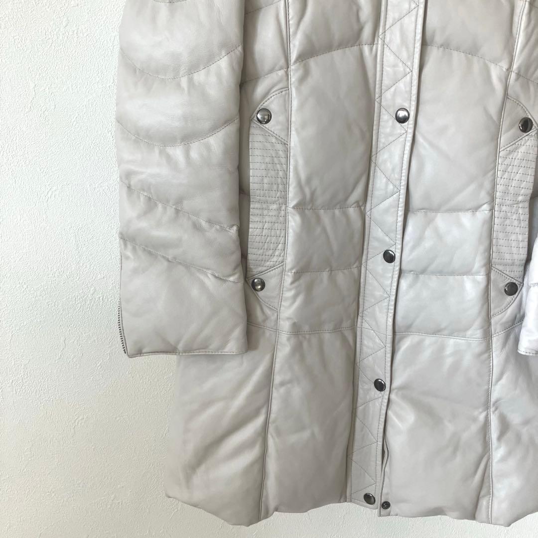 ◆DAMA ダーマコレクション SAGA FURS ラムレザー ダウンコート