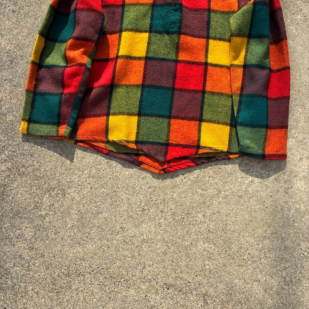 トップス 50s-70s PENNEY'S crazy block anorakshirt
