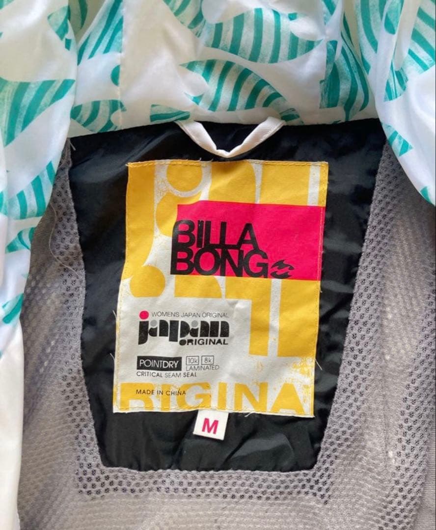 ビラボン　Billabong ホワイト スキー　スノーボードジャケット