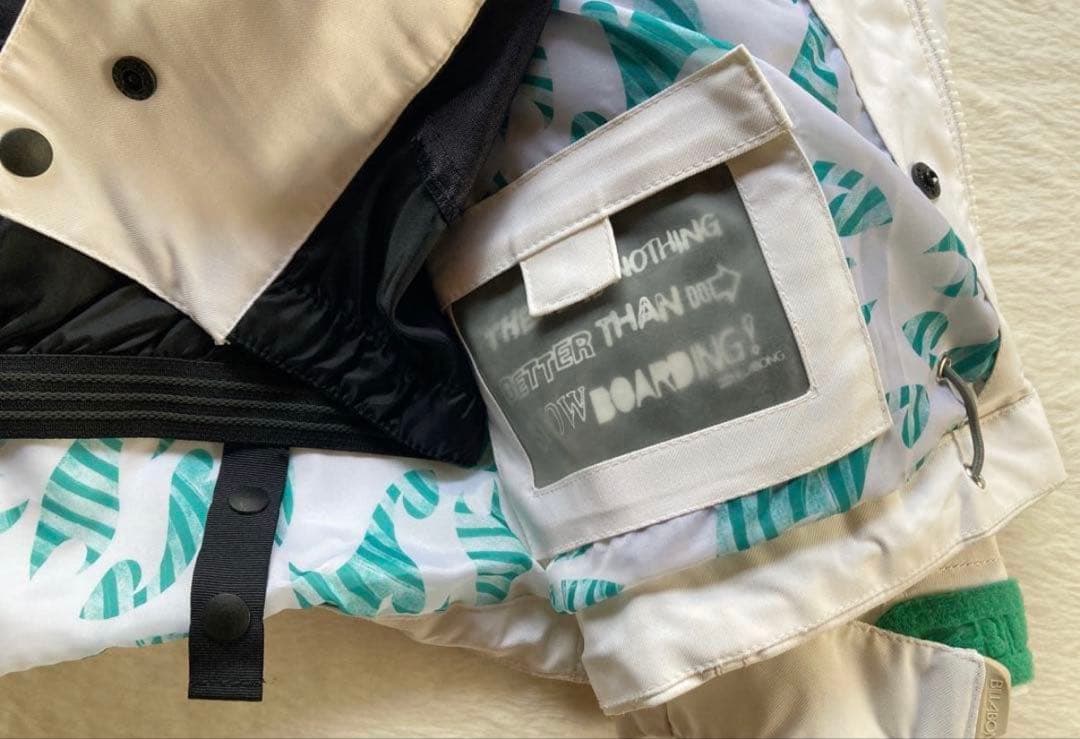 ビラボン　Billabong ホワイト スキー　スノーボードジャケット