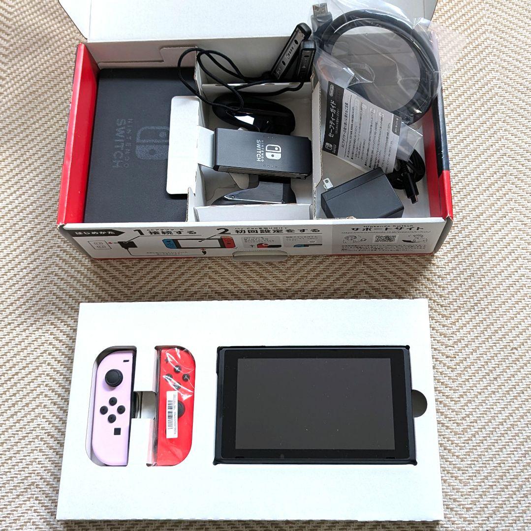【美品】ニンテンドースイッチ バッテリー強化版 2020年製 任天堂