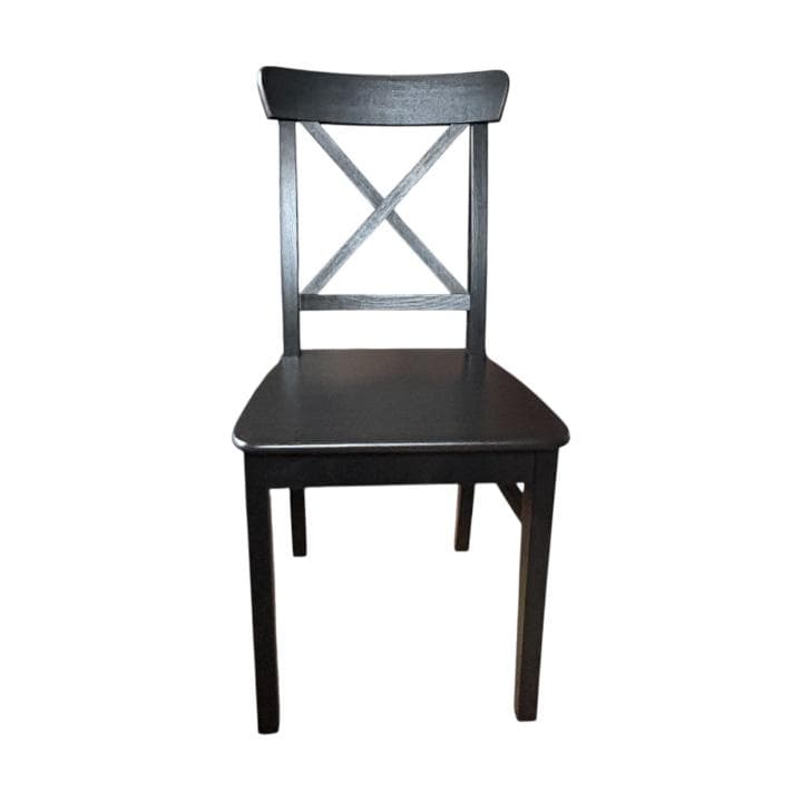 【美品】IKEA インゴルフ INGOLF チェア ブラウンブラック 北欧風