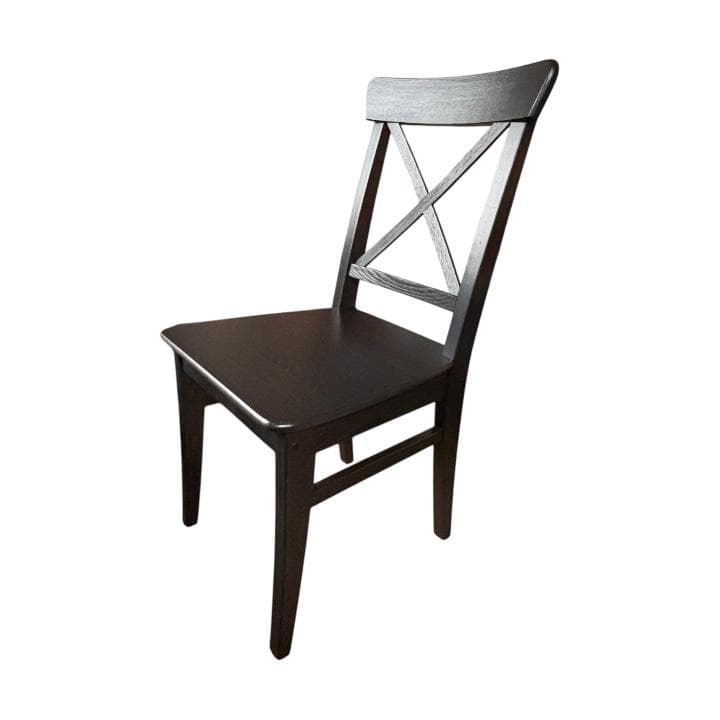 【美品】IKEA インゴルフ INGOLF チェア ブラウンブラック 北欧風