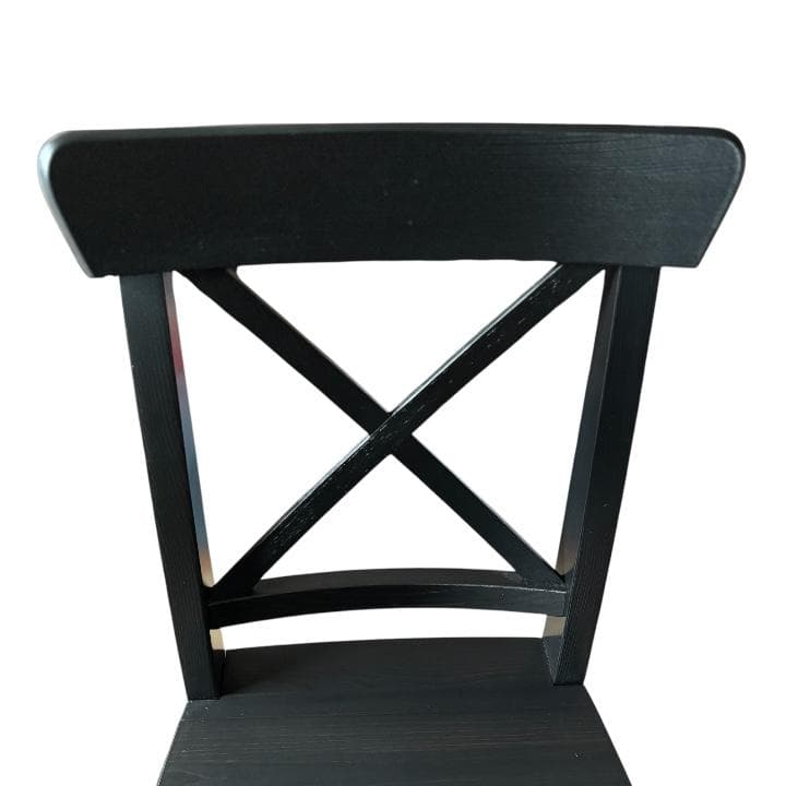 【美品】IKEA インゴルフ INGOLF チェア ブラウンブラック 北欧風