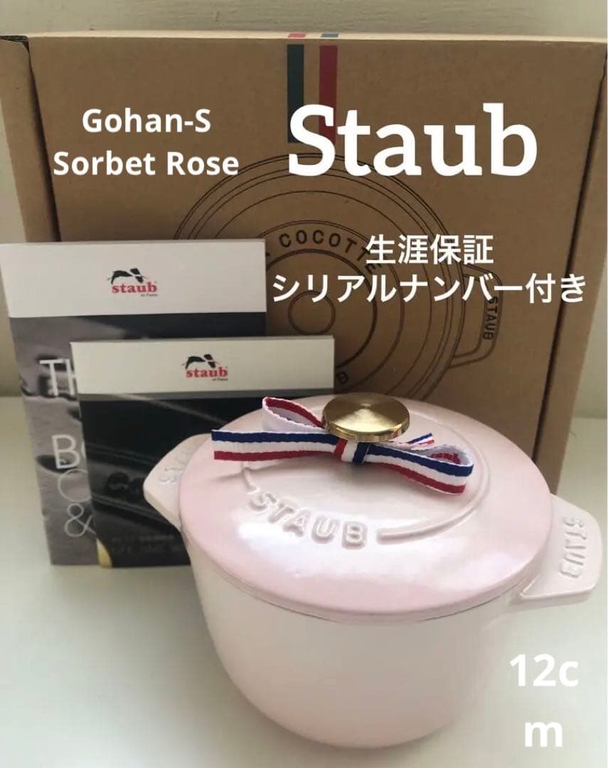 ストウブ ココットde GOHAN S ゴハン ソルベローズ(生涯保証付)