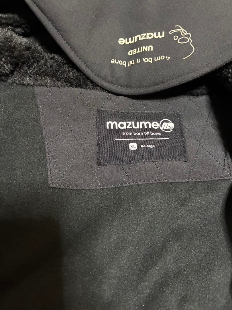 mazume フィッシングジャケット 黒　使用2回のみ！！