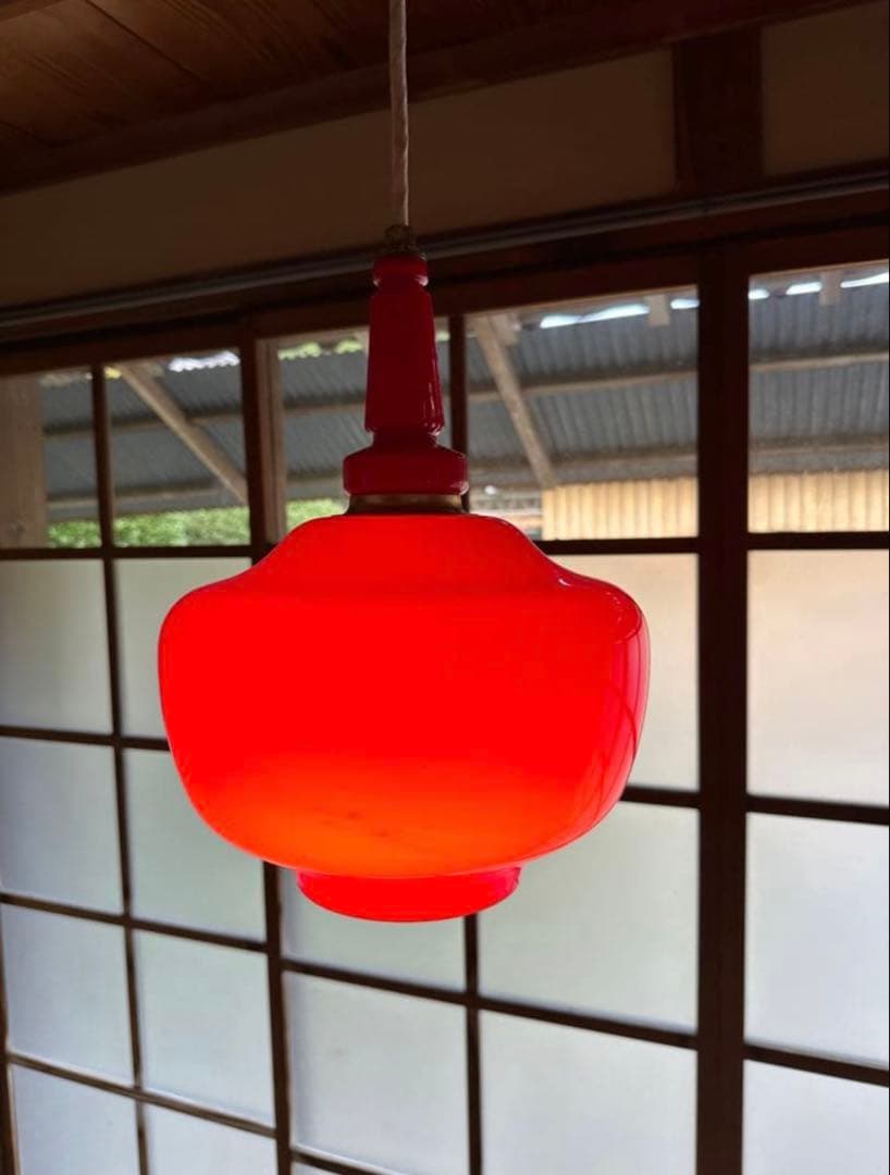 昭和レトロ　ナショナルチューリップ　ペンダントライト　レトロ照明