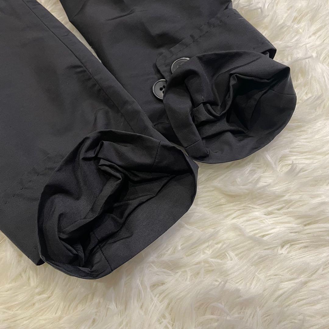 良品 マックスマーラ レインウェア トレンチコート ベルト付 ブラック