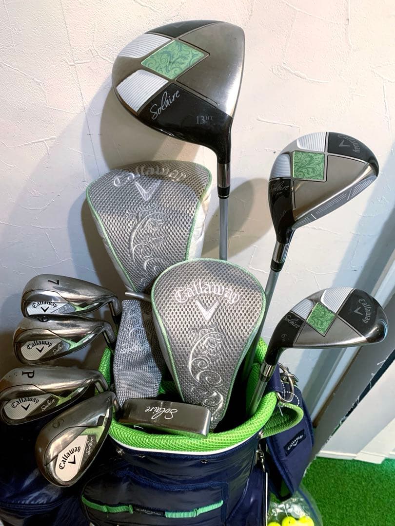 豪華　良品　レディースゴルフクラブ キャロウェイ　ソレイユ　優しく可愛い