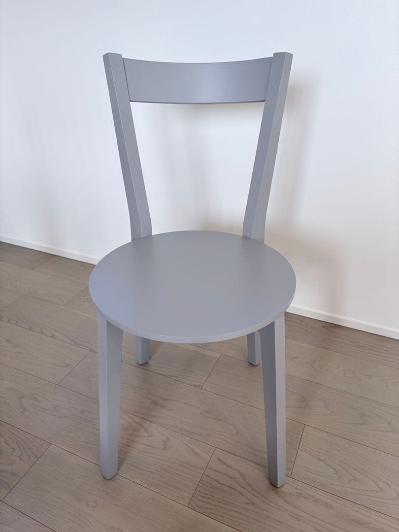 【新品】FIS（藤栄）ホアチェア　ビーチ　パープルグレー ダイニングチェア