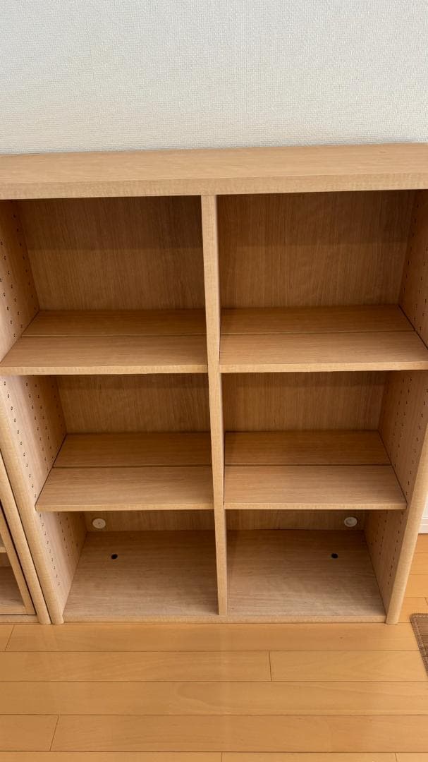 美品 大塚家具 書棚 オープン 小島工芸 90×110×30cm