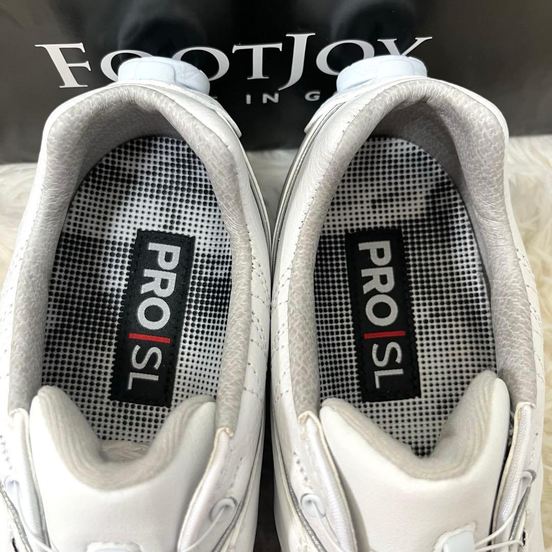 【新品】FootJoy PRO/SL ゴルフシューズ　25㎝ BOA ホワイト