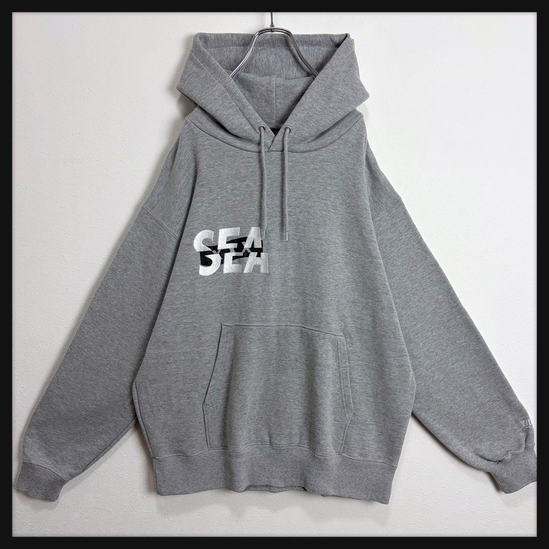 【限定コラボ】ウィンダンシー★ゴッドセレクション 両面刺繍ロゴパーカー 人気L