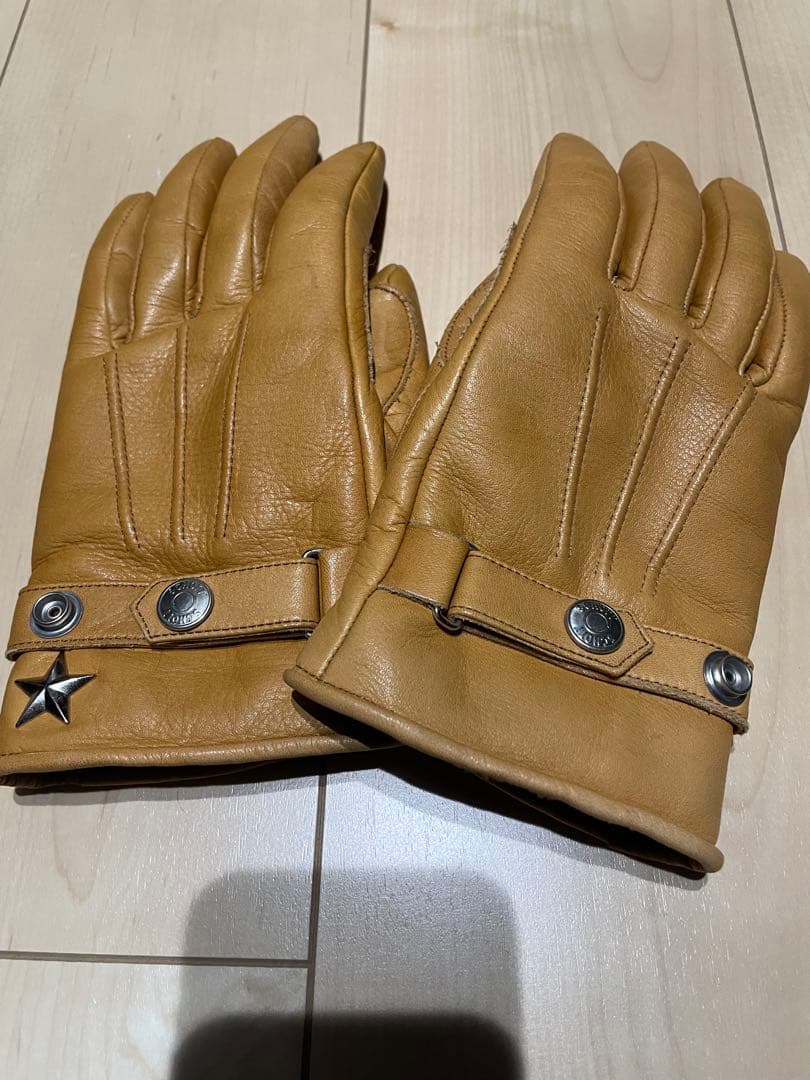 schott　ショット　ワンスターウィンターグローブ　Sサイズ キャメル　手袋