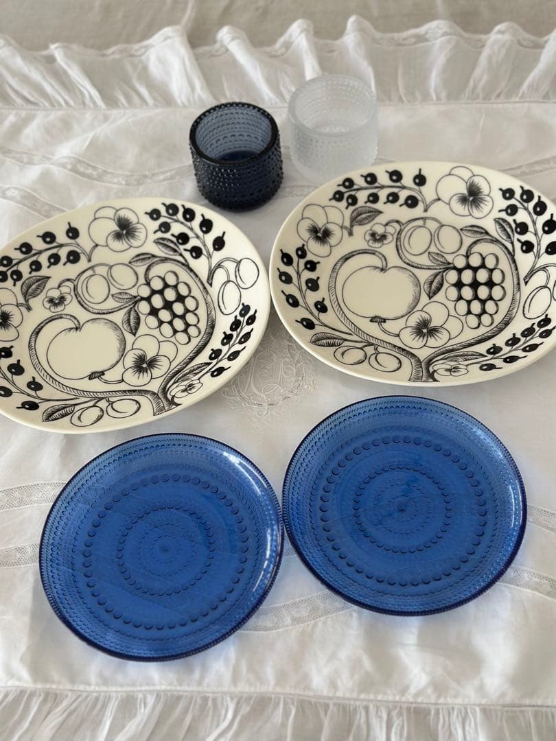 イッタラ　アラビア　カステヘルミ　プレート　キャンドルホルダー