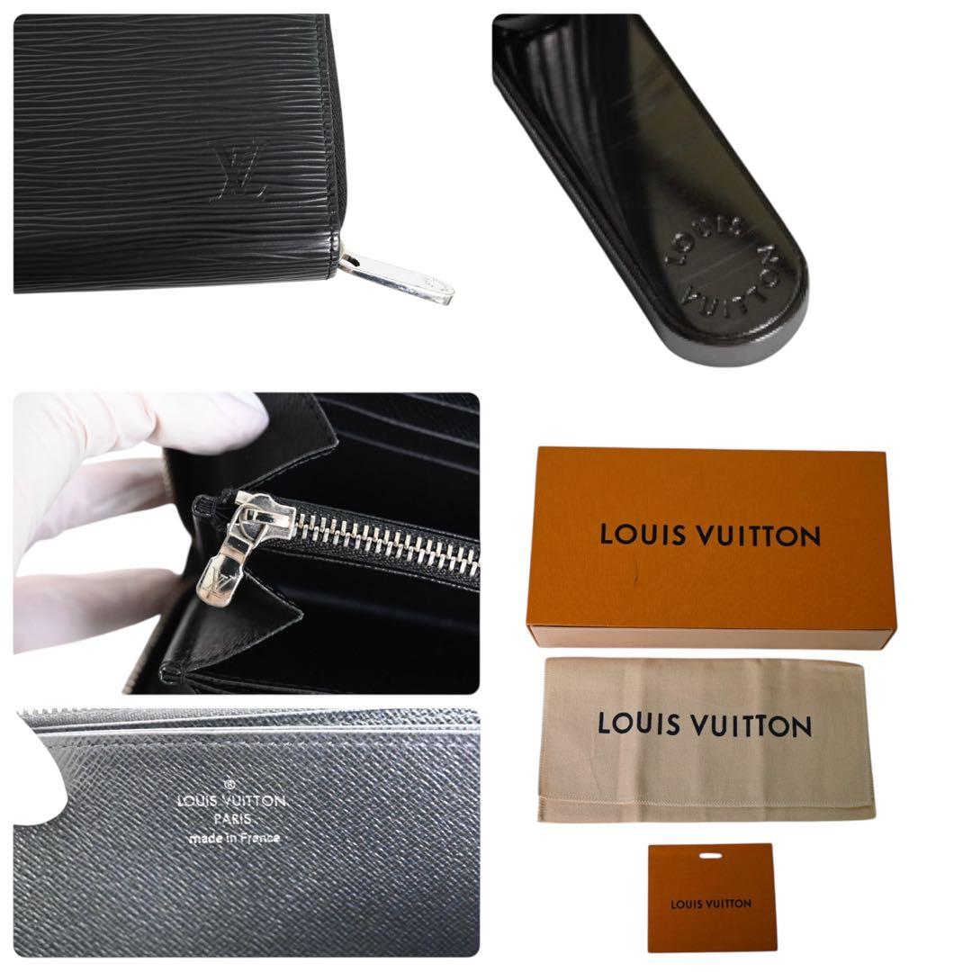 【未使用】ルイヴィトン エピ ブラック 長財布 ジッピーウォレット　メンズ